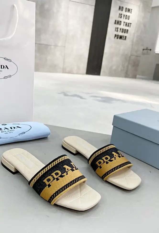 hype Prada Slippers