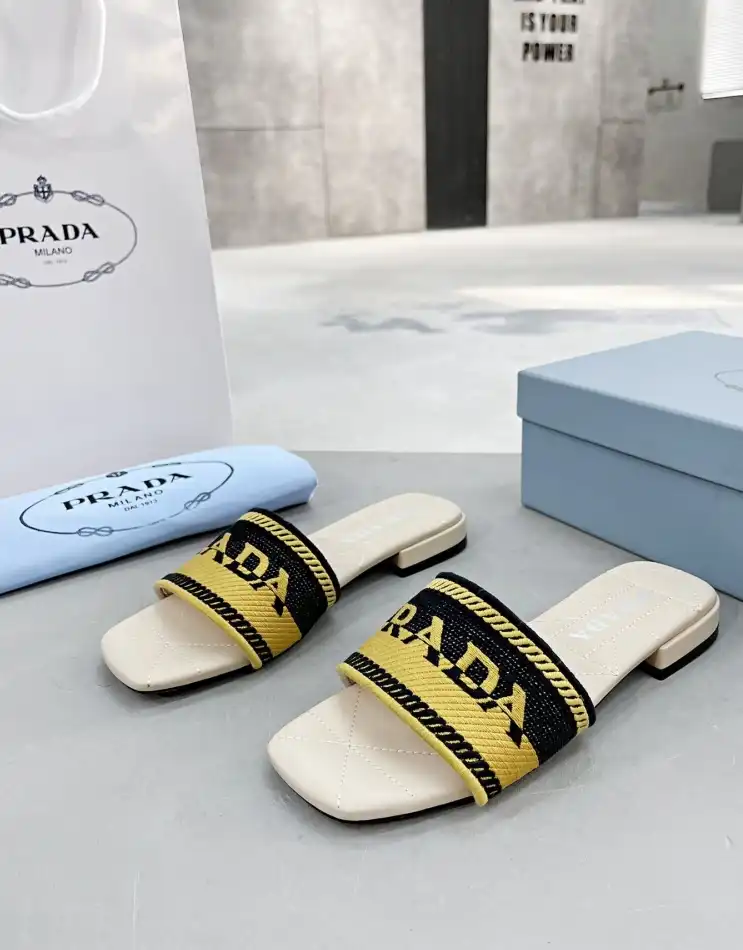 hype Prada Slippers