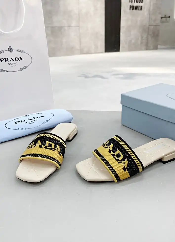 hype Prada Slippers