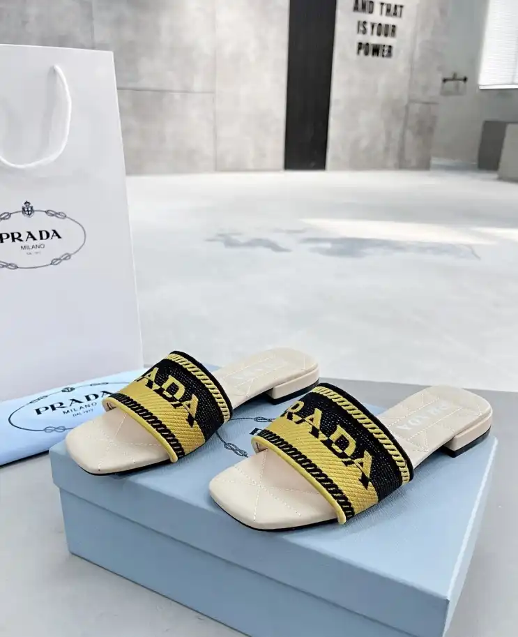 hype Prada Slippers