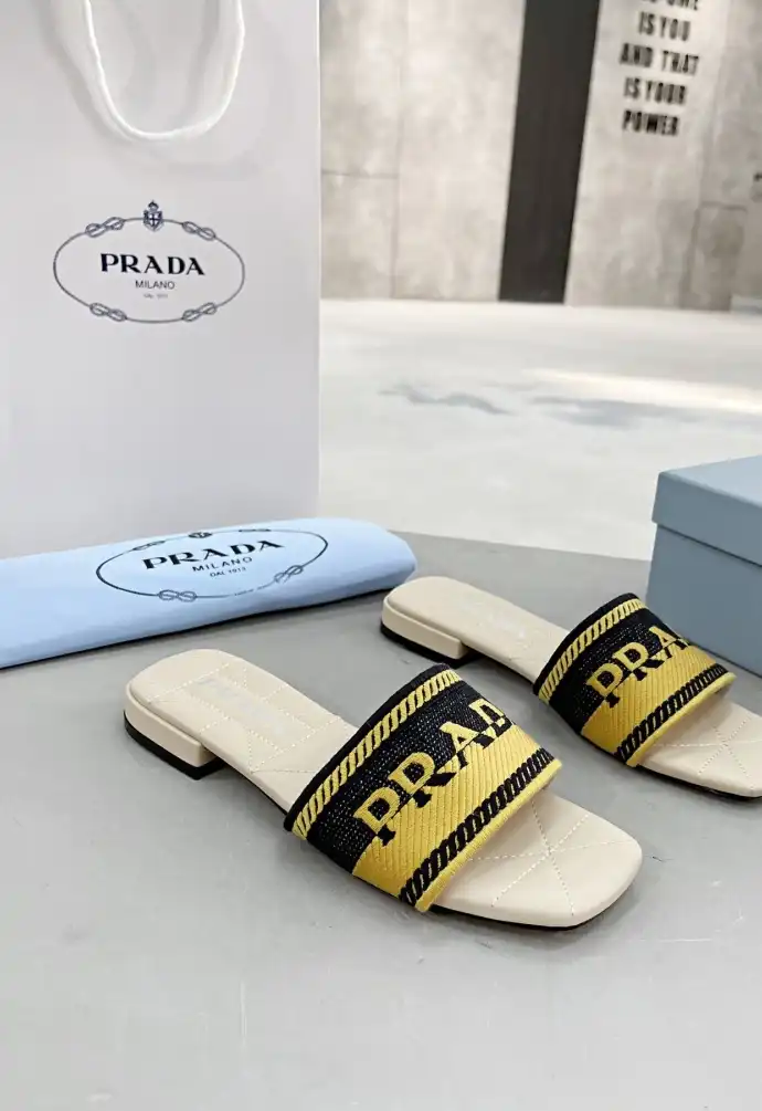 hype Prada Slippers