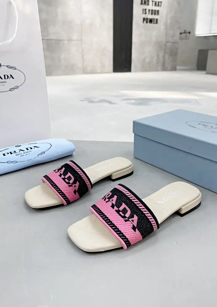 hype Prada Slippers