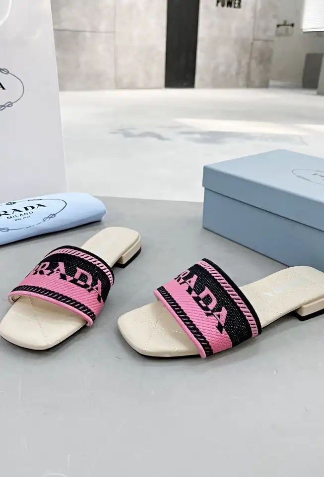 hype Prada Slippers