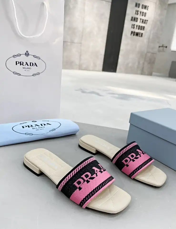 hype Prada Slippers