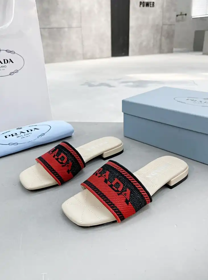 hype Prada Slippers