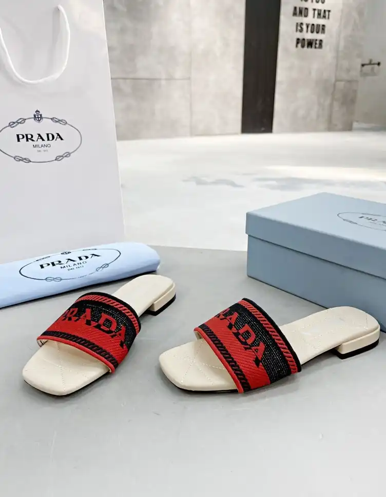 hype Prada Slippers