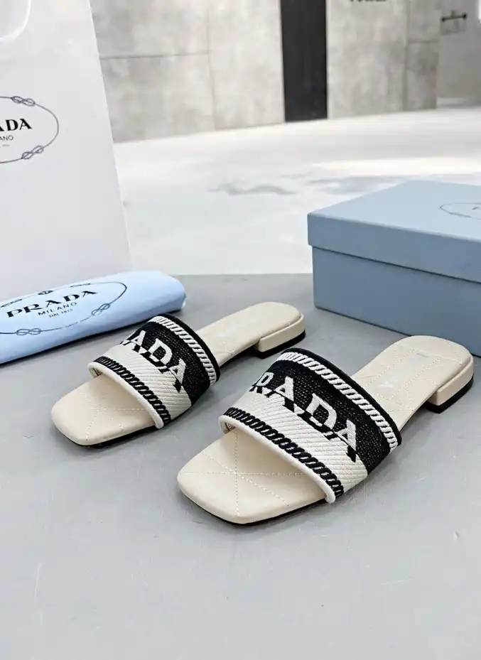 hype Prada Slippers