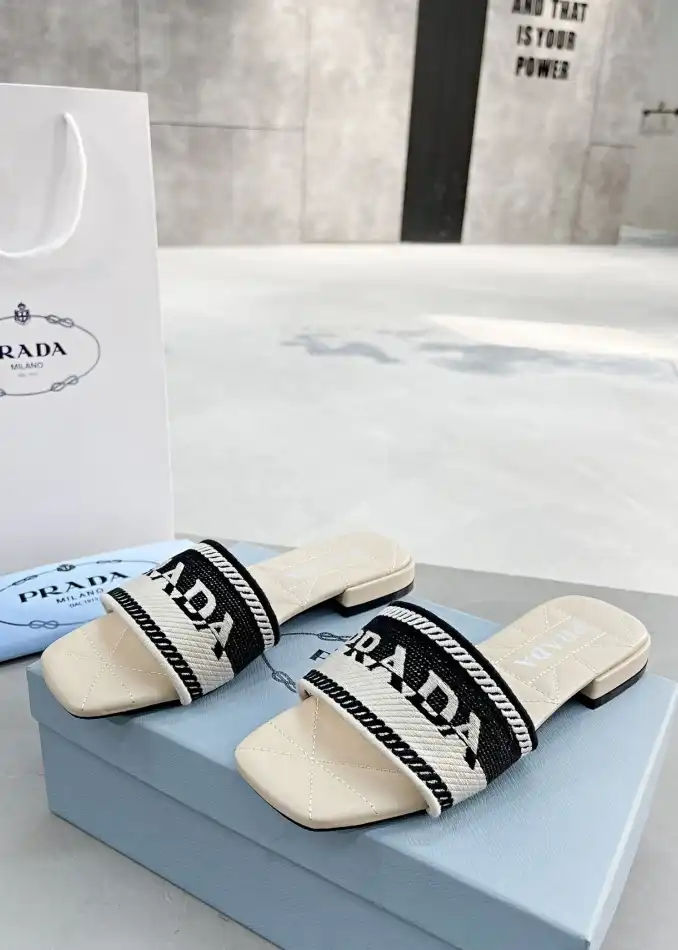 hype Prada Slippers