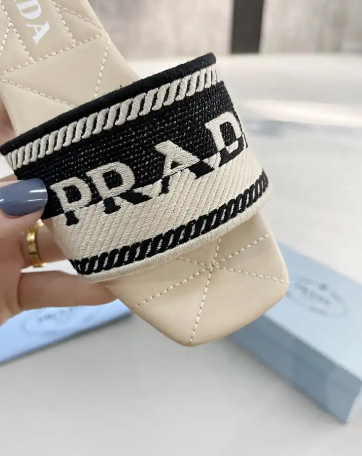 hype Prada Slippers