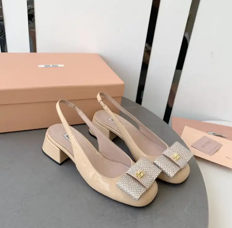 hype Miu Miu Sandals