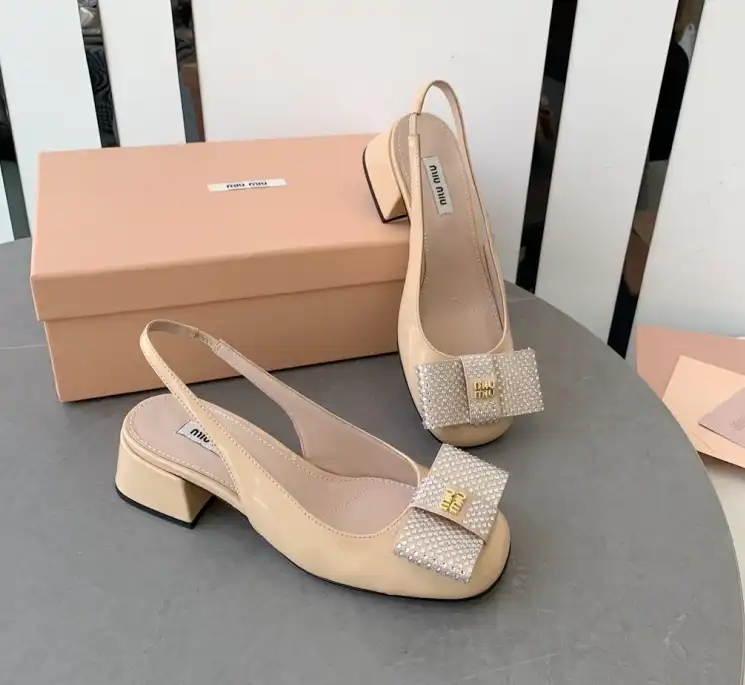 hype Miu Miu Sandals