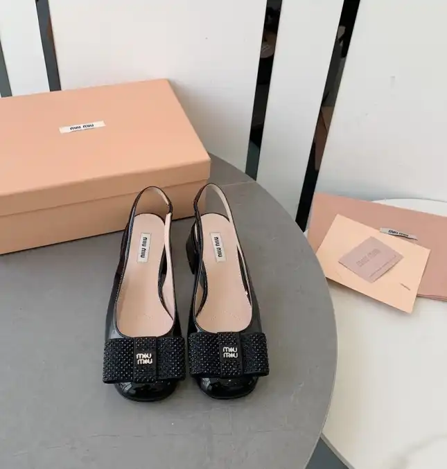 hype Miu Miu Sandals