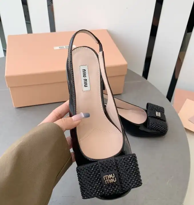 hype Miu Miu Sandals