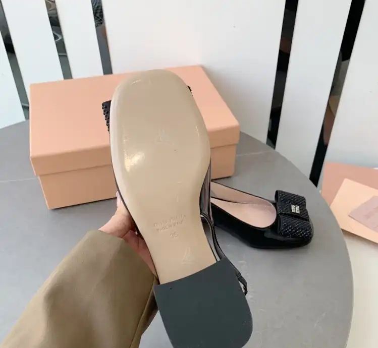 hype Miu Miu Sandals