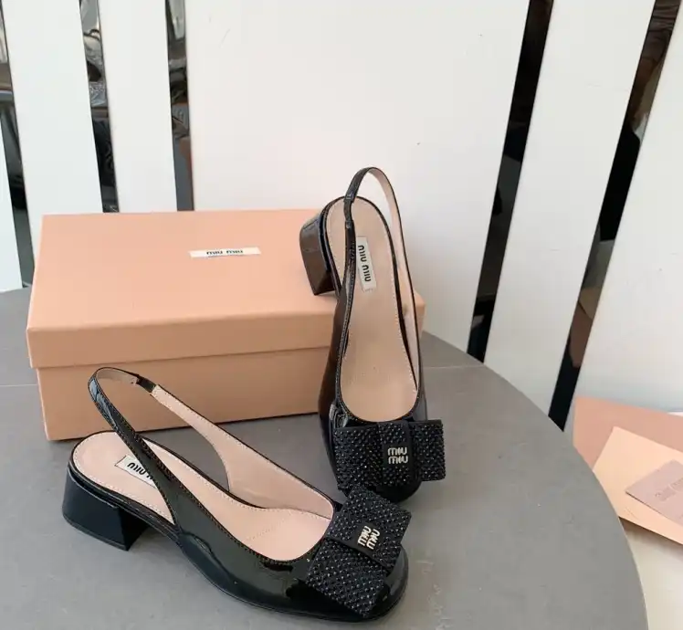 hype Miu Miu Sandals