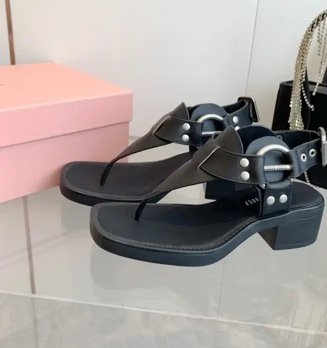 hype Miu Miu Sandals