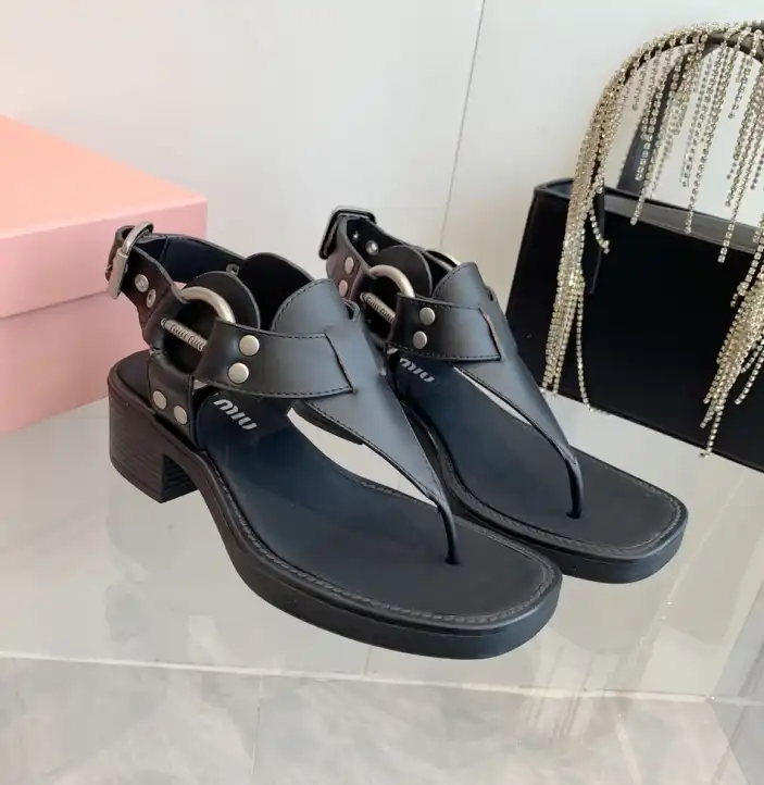 hype Miu Miu Sandals