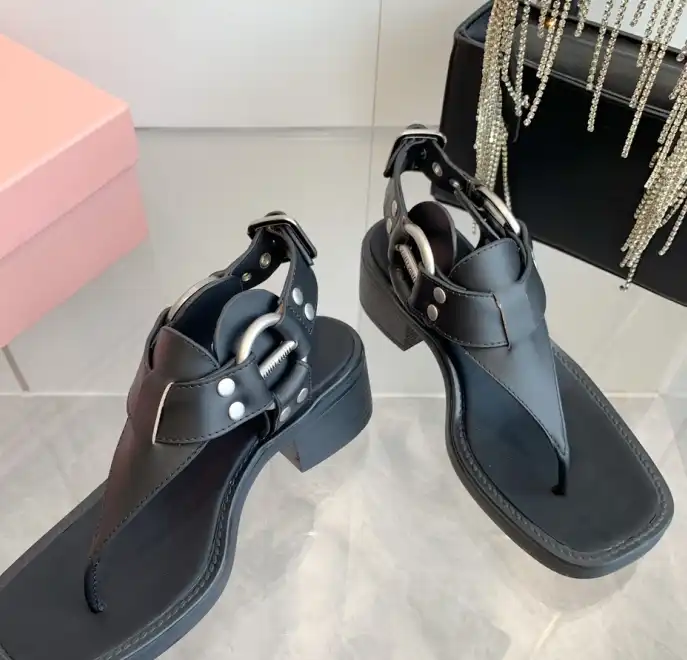 hype Miu Miu Sandals