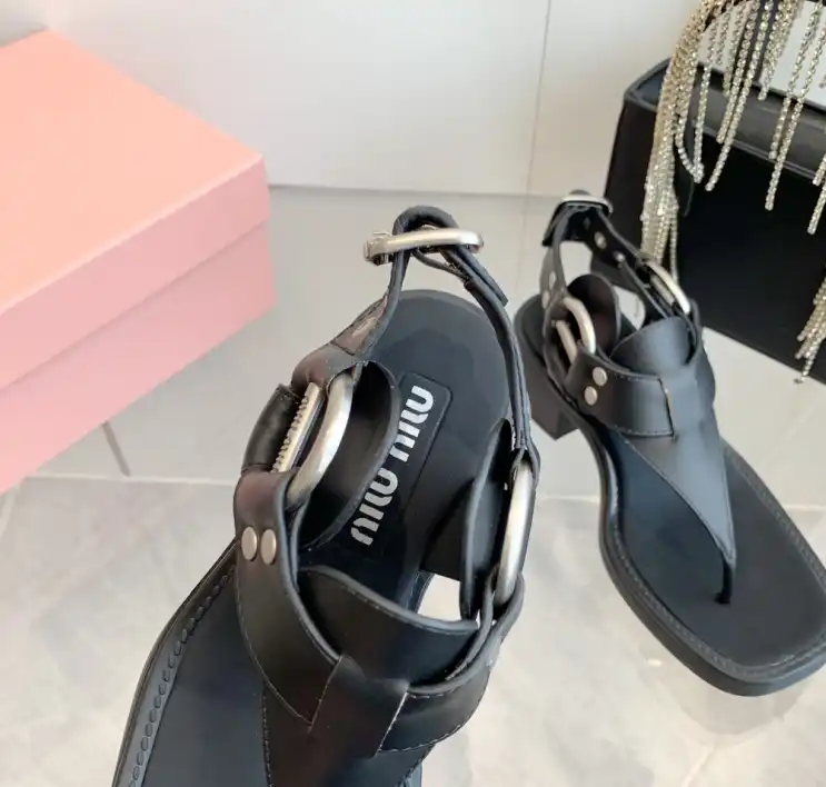 hype Miu Miu Sandals