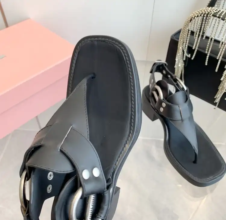 hype Miu Miu Sandals