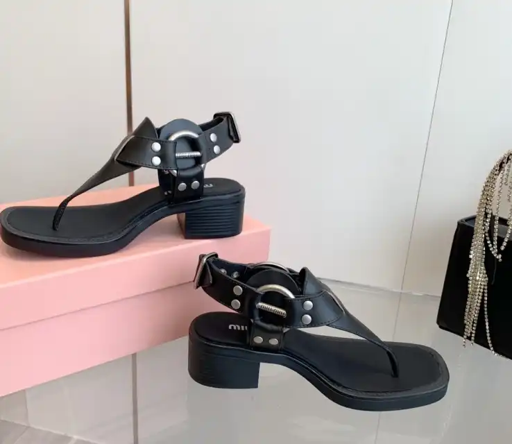 hype Miu Miu Sandals