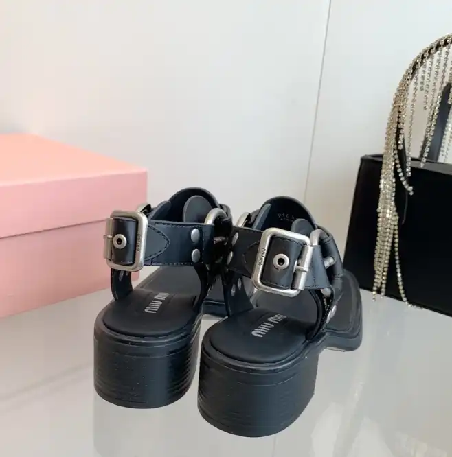 hype Miu Miu Sandals