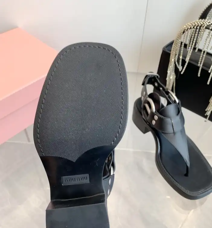 hype Miu Miu Sandals