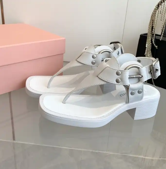 hype Miu Miu Sandals