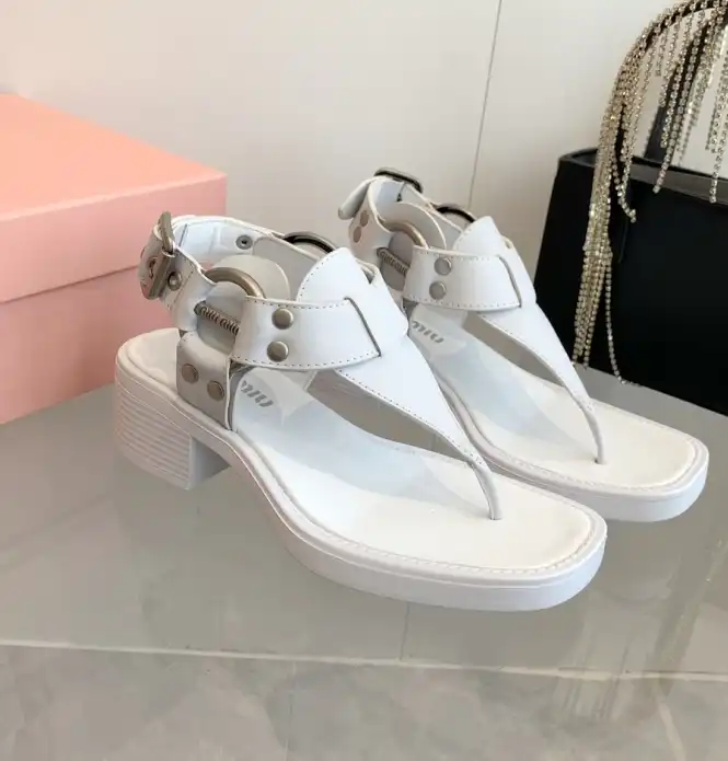 hype Miu Miu Sandals