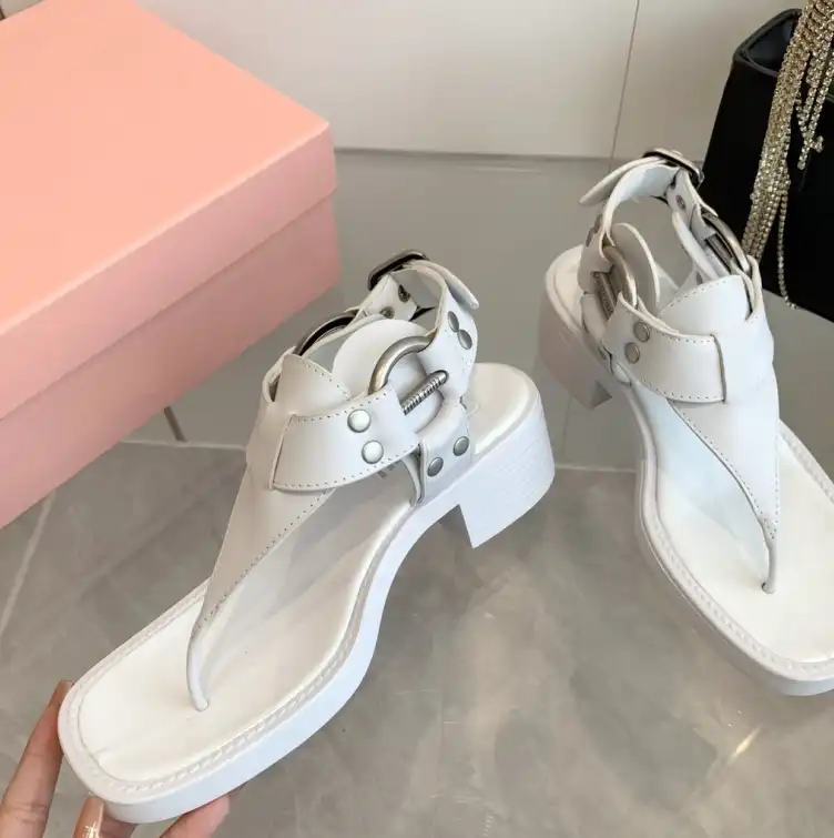 hype Miu Miu Sandals