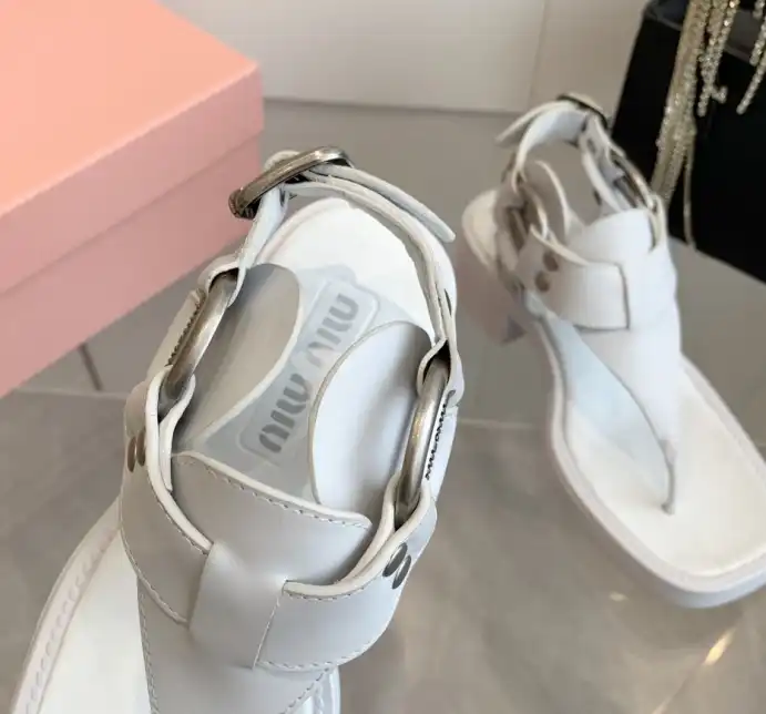 hype Miu Miu Sandals