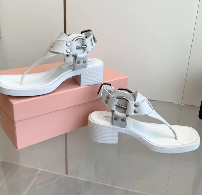 hype Miu Miu Sandals