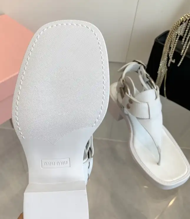 hype Miu Miu Sandals