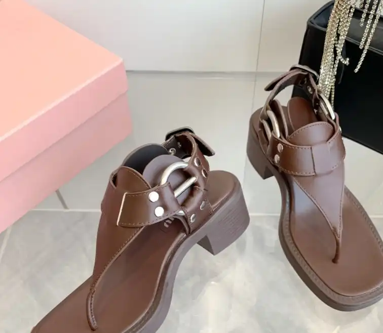 hype Miu Miu Sandals