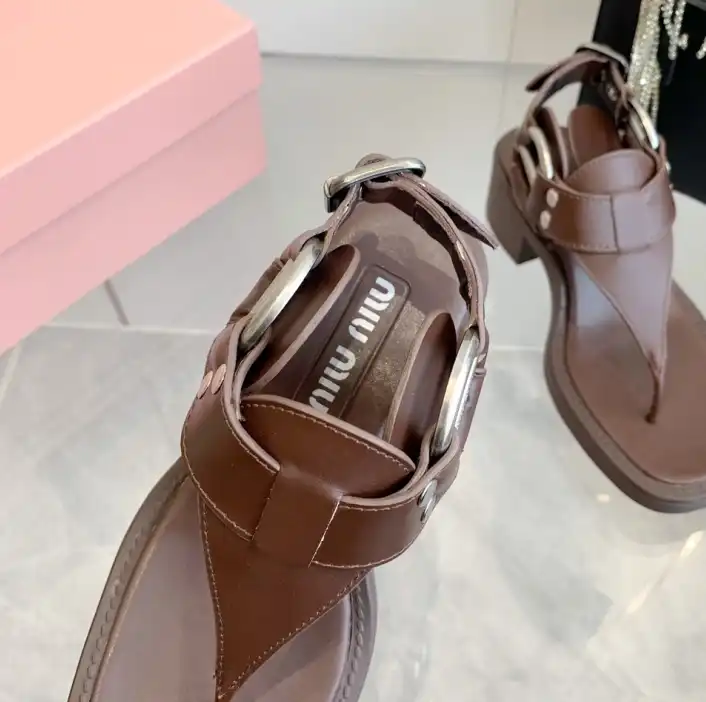 hype Miu Miu Sandals