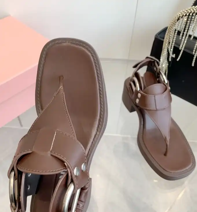 hype Miu Miu Sandals