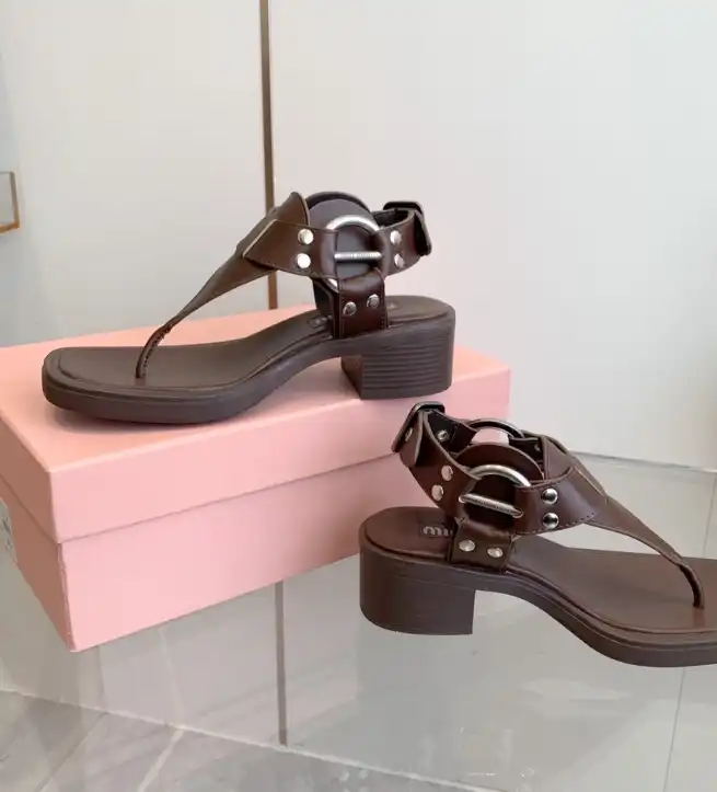 hype Miu Miu Sandals