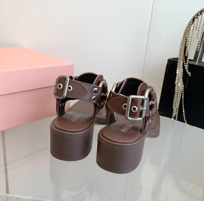 hype Miu Miu Sandals