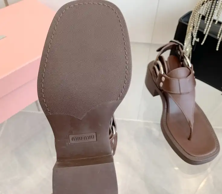 hype Miu Miu Sandals