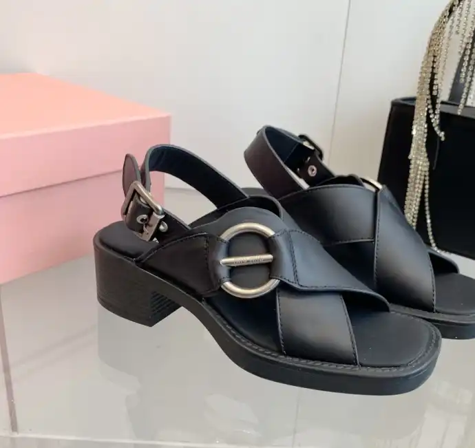 hype Miu Miu Sandals