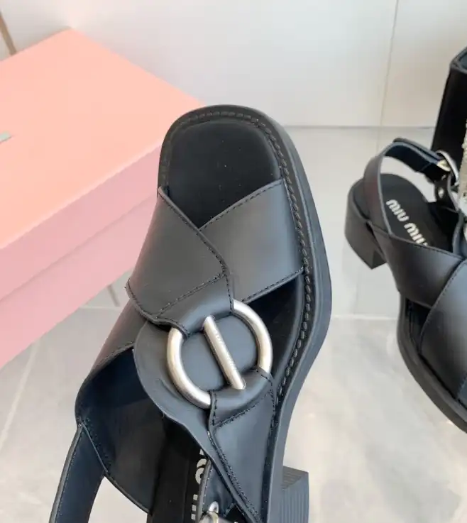 hype Miu Miu Sandals