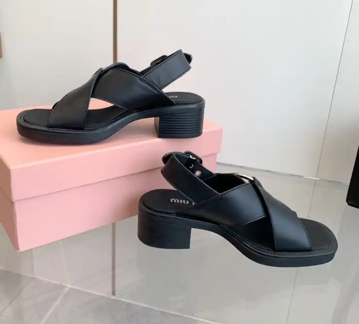 hype Miu Miu Sandals