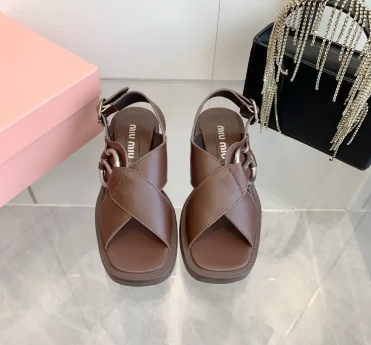 hype Miu Miu Sandals