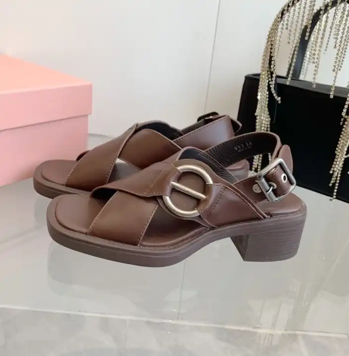 hype Miu Miu Sandals