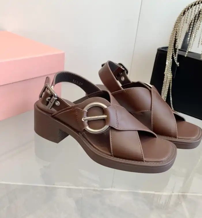 hype Miu Miu Sandals