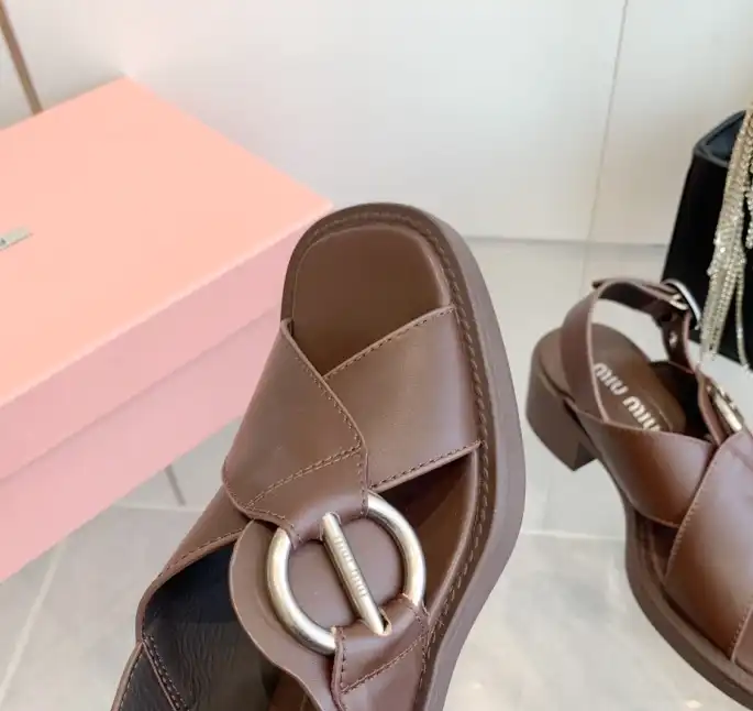 hype Miu Miu Sandals