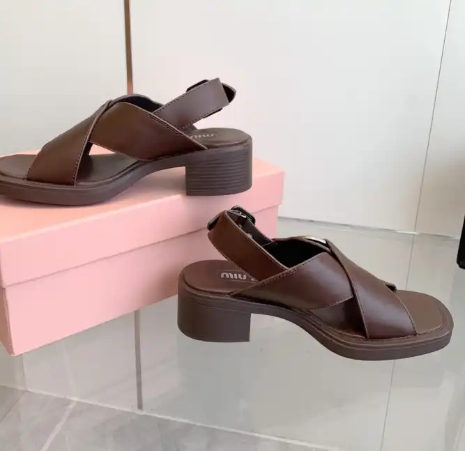 hype Miu Miu Sandals