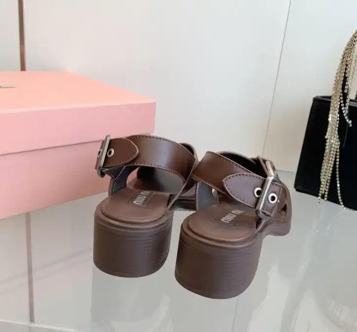 hype Miu Miu Sandals