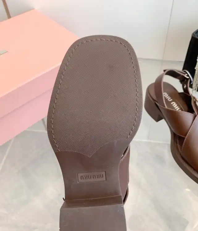 hype Miu Miu Sandals