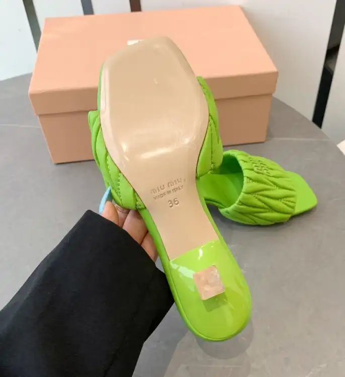 hype Miu Miu Slippers